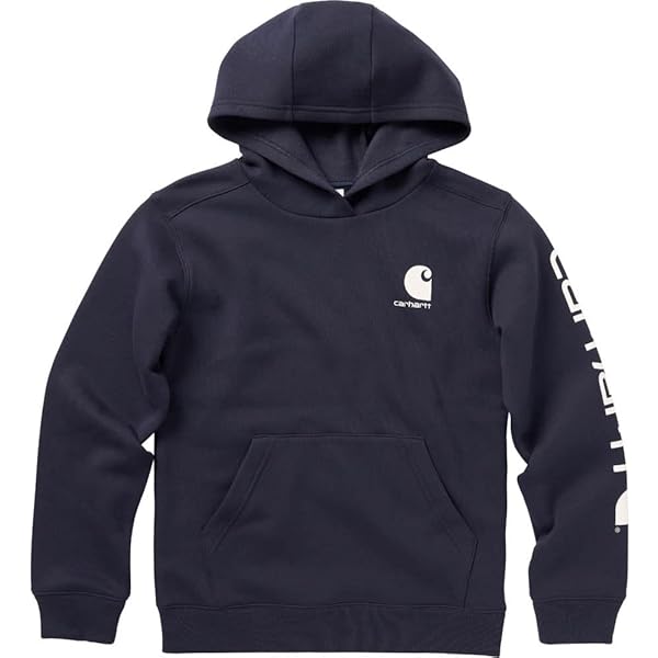 Carhartt Midweight Hooded Zip-Front Sweatshirt, NAVY, 2XL at